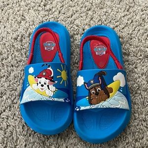 Paw Patrol Flip Flops (Toddler Size: 11/12) - like new